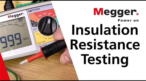 megatest electrical|Tutorial: Insulation Resistance Testing / Megger .